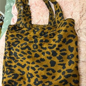 Leopard Print Tote Bag